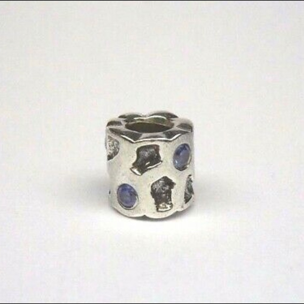 Pandora Blue Pond Blue CZ Retired charm (#790336)